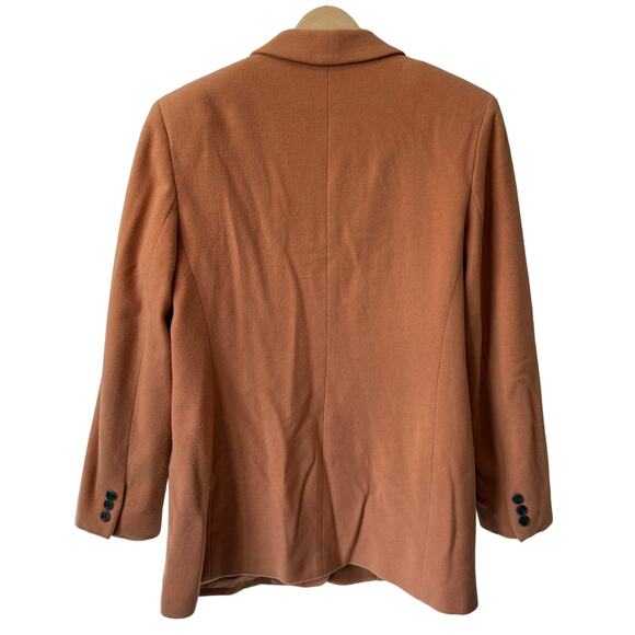 Ann Taylor Wool Angora Rabbit Cashmere Jacket Vintage Creamsicle 10 - Picture 3 of 5